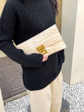 | SHEIN Vintage Crocodile Pattern Envelope Clutch Bag With Lock For Women, Simple And Elegant | Card Holder | Shein | OneHub