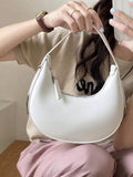 SHEIN Casual Minimalist Hobo Bag