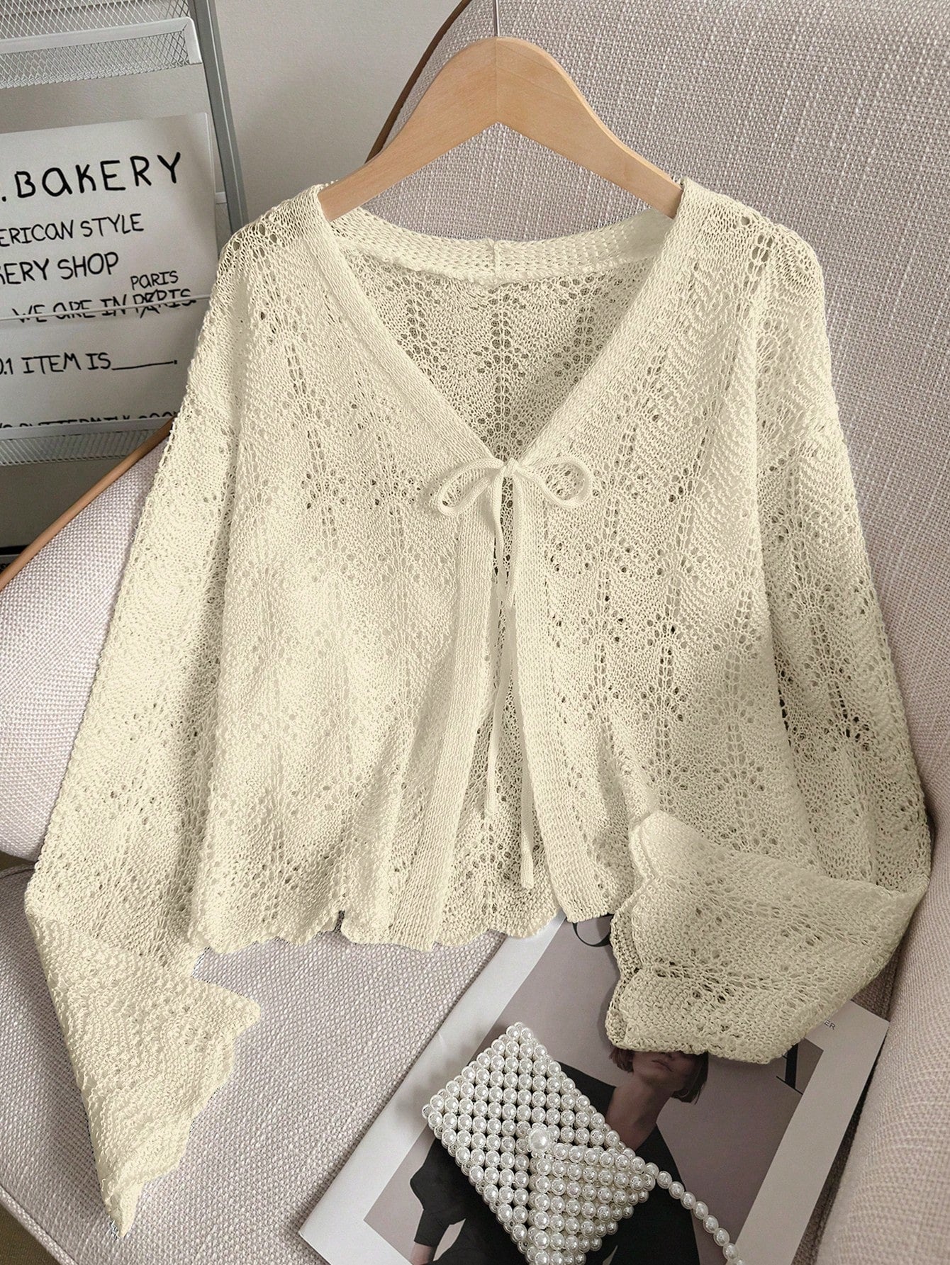 SHEIN Women's Beach Cover Up Cardigan