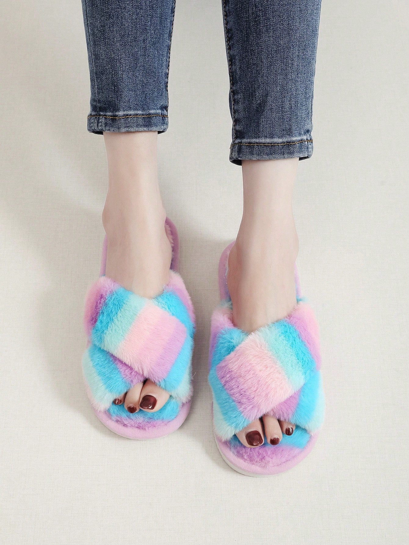  | SHEIN Women's Open Toe Lightweight Comfortable Floor Slipper | Slippers | Shein | OneHub