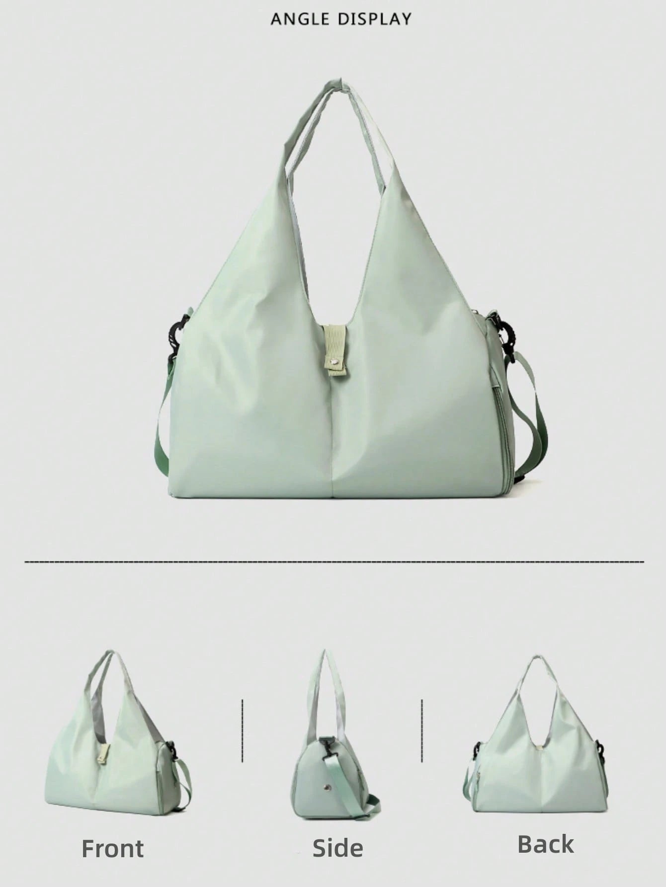  | SHEIN Yoga Sport Gym Bags For Women Men With Shoes Compartment And Wet Dry Storage Pockets With Adjustable Yoga Mat Holder Travel Luggage Tote Bag Sport Workout Shoulder Bag | Bags | Shein | OneHub