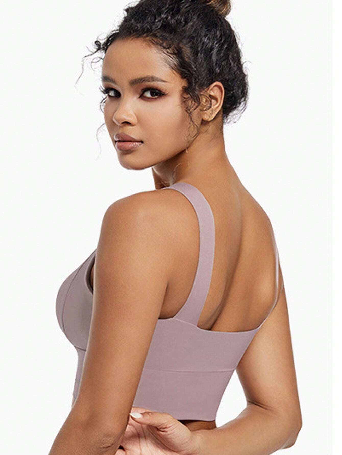  | SHEIN Yoga Tank Tops Breathable Sports Bra With Shockproof And Gathered Function Giving You A Beautiful Back Shape Workout Tank Gym Top | Sports Bra | Shein | OneHub