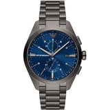  | Emporio Armani Claudio Gunmetal Stainless Steel Blue Dial Chronograph Quartz Watch for Men - AR11481 | Watches | Emporio Armani | OneHub