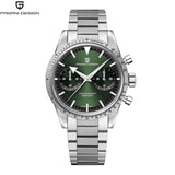 Buy Pagani Design Silver Stainless Steel Green Dial Chronograph Quartz Watch for Men - Pagani PD1766 Online In Pakistan  | Pagani Design Silver Stainless Steel Green Dial Chronograph Quartz Watch for Men - Pagani PD1766 | Watches | Pagani Design | OneHub