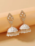  | SHEIN Faux Pearl Tassel Drop Jhumka Earrings | Earrings | Shein | OneHub