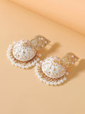  | SHEIN Faux Pearl Tassel Drop Jhumka Earrings | Earrings | Shein | OneHub