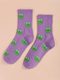  | Shein Frog Print Crew Socks | Socks | Shein | OneHub