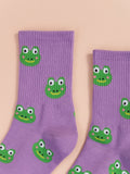  | Shein Frog Print Crew Socks | Socks | Shein | OneHub