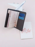  | Shein 2pcs Letter Embroidered Detail Passport Holder | Card Holder | Shein | OneHub