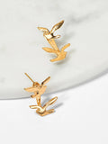  | Shein Double Bird Shaped Stud Earrings 1pair | Earrings | Shein | OneHub