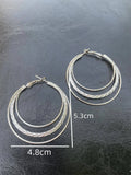 | Shein Textured Layered Hoop Earrings | Earrings | Shein | OneHub