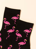  | Shein Flamingo Pattern Crew Socks | Socks | Shein | OneHub