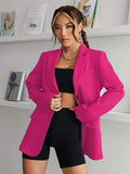  | SHEIN 1pc Lapel Collar Single Breasted Blazer | Blazer | Shein | OneHub