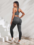  | SHEIN Racer Back Scrunch Butt Sports Set | Leggings | Shein | OneHub