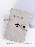  | Shein Airplane & Letter Graphic Passport Case | Card Holder | Shein | OneHub