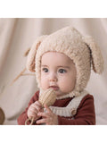  | SHEIN 1 Pc Cute Baby Plush Hat Autumn Winter Rabbit Ears infant Beanie Cap Cartoon Bunny Kids Boy Girl Warm Ear flap Hat | Hat | Shein | OneHub