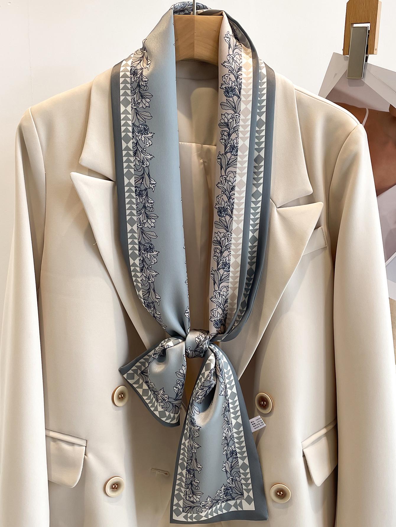  | SHEIN 1pc Women Flower Pattern Fashion Twilly Scarf For Daily Life | Bandana | Shein | OneHub