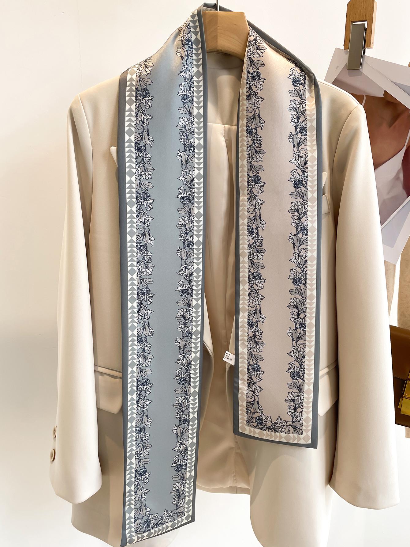  | SHEIN 1pc Women Flower Pattern Fashion Twilly Scarf For Daily Life | Bandana | Shein | OneHub