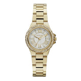 Michael Kors Camille Gold Stainless Steel White Dial Quartz Watch for Ladies - MK-3252
