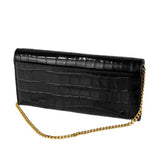  | Tory Burch Juliette Embossed Slim Wall Black -TB84758 | Handbags | Tory Burch | OneHub