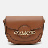 Michael Kors Hally Extra-Small Embellished Leather Crossbody Bag In Luggage - 32F1GHC1L