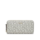  | Calvin Klein Hudson Zip Around Wallet In Grey - H2GJ832 | Handbags | Calvin Klein | OneHub