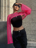  | SHEIN DAZY Kpop Hollow Out Super Crop Top Without Cami Top | Top | Shein | OneHub