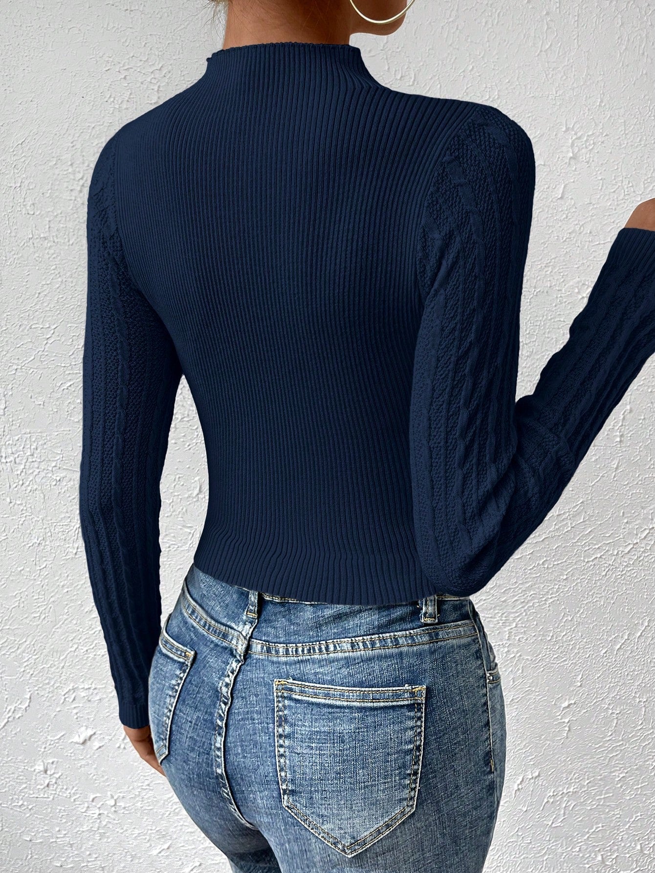  | SHEIN Essnce Fashionable Twist Knitted Top For Women | Top | Shein | OneHub