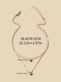  | Shein Heart Charm Layered Necklace | Necklace | Shein | OneHub