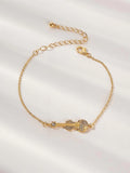  | Shein Rhinestone Decor Guitar Decor Chain Bracelet 1pc | BRACELET | Shein | OneHub