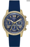  | Guess Sport Blue Silicone Strap Blue Dial Chronograph Quartz Watch for Ladies - W0616L2 | Watches | Guess | OneHub