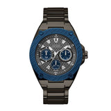 Guess Legacy Gunmetal Stainless Steel Gunmetal Dial Quartz Watch for Gents - W1305G3